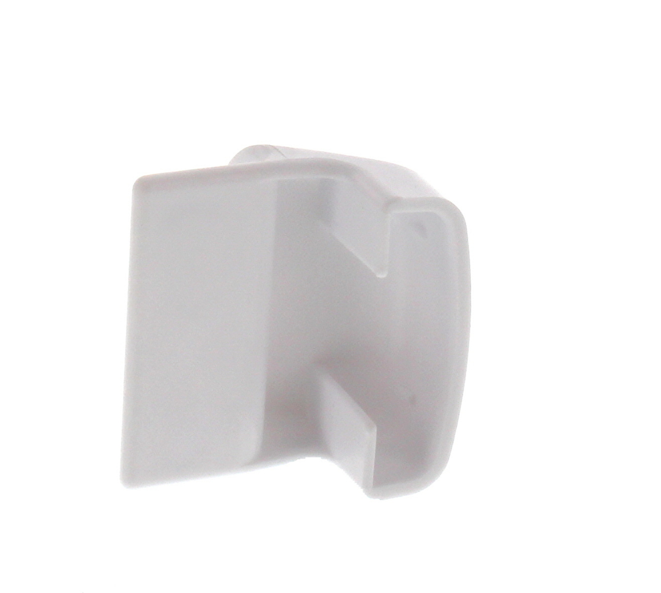 WP61002112 - Genuine OEM Whirlpool Refrigerator Door Shelf End Cap, Left Or Right, White
